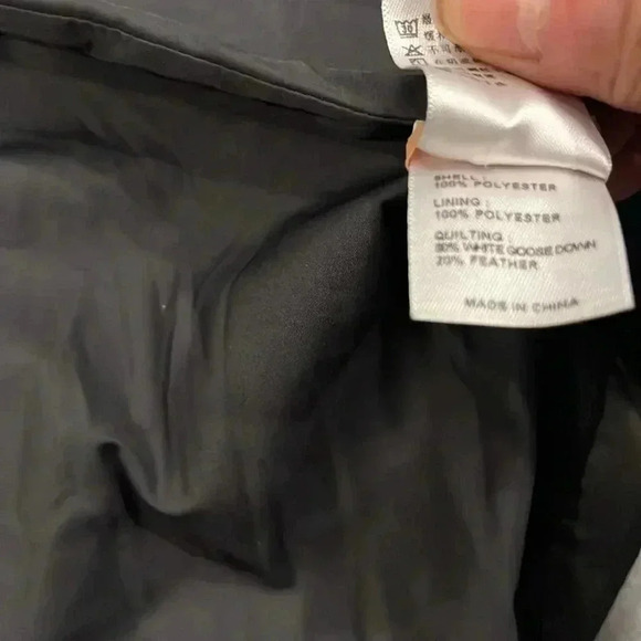 [5/6]Aquascutum Junior Girl Down Filled Gray Puffer Jacket with Bow  at waist - Picture 6 of 9